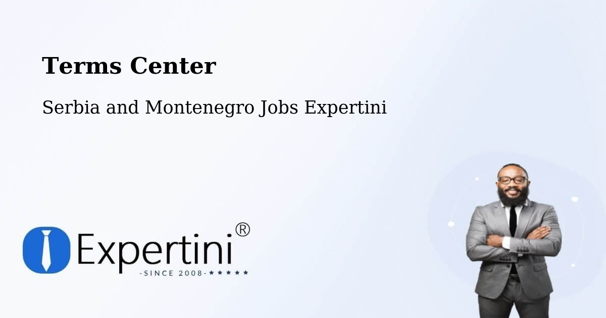 Terms of Service – Chatham - Serbia and Montenegro Jobs Expertini